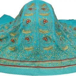 bhawani saree center Embroidered Semi Stitched Rajasthani Poshak image 2