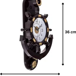 yjs enterprises Analog 16 cm X 16 cm Wall Clock image 4