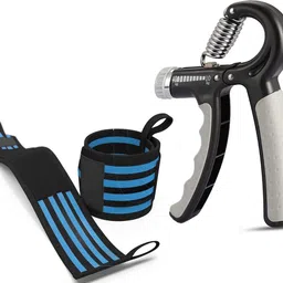 true indian Hand Exerciser Strength Trainer with Wrist Strap For Gym & Fitness Wrist Support Fitness Accessory Kit Kit-picture-22