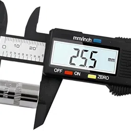 d2n Electronic Carbon Fiber 150mm Digital Vernier Caliper LCD Display Stainless Steel 0.01mm Precision 005 Digital Caliper image 3