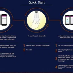 wipro 9 W Basic Round B22 LED Bulb image 5