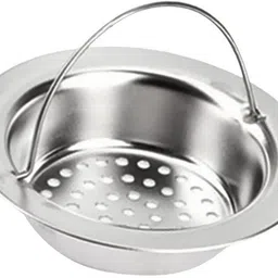 Kitchen Stainless Steel Sink Strainer Waste Plug Drain Stopper Filter Basket Colander-image-42