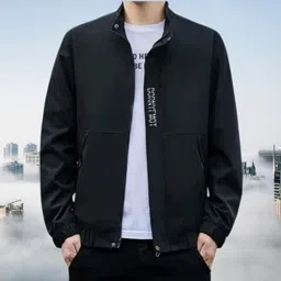 MAARVIK WINDCHEATER UPPER Solid Men Wind Cheater image 2