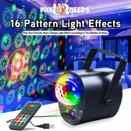 pick ur needs Disco Ball Party Lights DJ Laser Light with Remote – Sound Activated Dual Disco Ball image 2