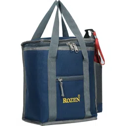 rozen Lunch Tiffin Bag roz101-Navyblue for School Office Picnic Waterproof Lunch Bag image 3