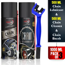 mikanix Premium Bike Chain Lubricant & Chain Cleaner Spray With Cleaning Brush For Motorcycle & Bicycle Chain Oil-picture-24