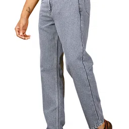 metronaut Men Regular Mid Rise Light Blue Jeans image 3