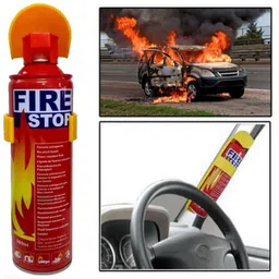 huayue Fire Stop Car Fire Extinguisher with Stand (Multicolour) Fire Extinguisher Mount image 3
