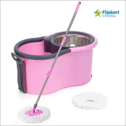flipkart smartbuy 360 CLEANING MOP SET FLOOR CLEANING COMES WITH 2 MICROFIBER REFILL AND MOP STICK Bucket, Mop, Mop Set-picture-17