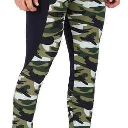 goto Printed Men Green Tights image 3