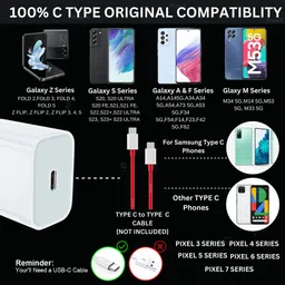 Tirumala 25 W PPS 3 A Wall Charger for Mobile image 4