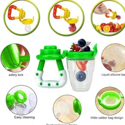 claoberry 3Pack : Fruit feeder for Baby , Silicone - BPA Free - Fruit Nibbler Feeder image 4