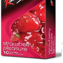 Strawberry Condom 10 N (Pack of 1)D Condom-image-35