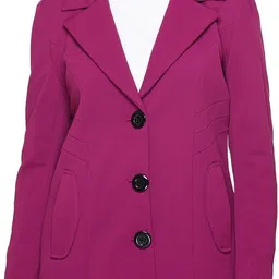 aayat Women Solid Single Breasted Casual Blazer-picture-25