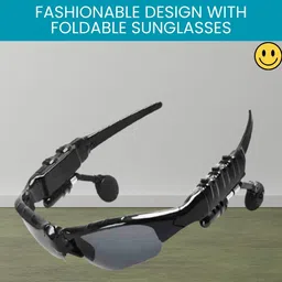 YAROH Bluetooth Sunglasses With Wireless Earphones Attached & Stereo Sound FeatureU76-picture-10