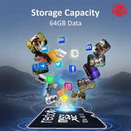 REDCOP SD Card 64 GB MicroSDXC Class 10 150 MB/sMemory Card image 3