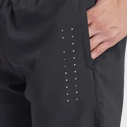 fuaark Solid Men Black Running Shorts, Gym Shorts, Sports Shorts image 3