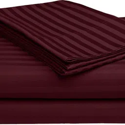 newmadhu Cotton King, Double Flat 250 TC Solid Bedsheet-picture-12