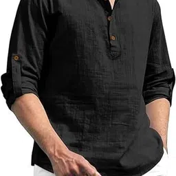 vimal star Men Solid Pure Cotton Straight Kurta-picture-17