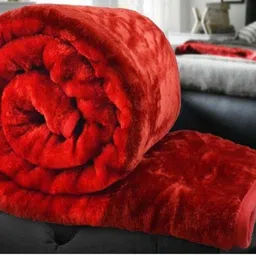 swikon star Self Design Double Mink Blanket for Heavy Winter image 2