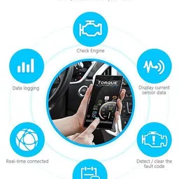 ssuca ELM327 Wifi OBD2 Code Scanner Car Diagnostic Tool, V2.2 Wireless OBDII Adapter OBD Reader image 3