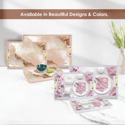 nayasa Miracle Serving Tray Set – Small, Medium & Big Tray image 5