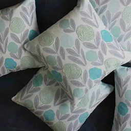 Light Green Floral Cotton 16 x 16 Inches Cushion Covers (Set of 5) by Jamio Firati-picture-26