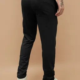 genrexity Men Printed Black Track Pants image 5