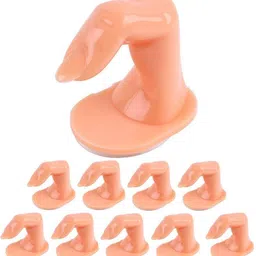 lmd 10 pcs Manicure Fake Fingers for Acrylic Nail Practice Finger Nail-picture-43