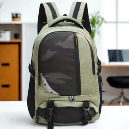 aurawin Medium 30 L Laptop Backpack Army Grey 03 Compartment With 07 Pocket-picture-20