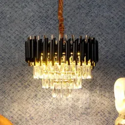 decorativeray Empire Black & Gold Iron LED CHANDELIER-picture-35