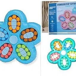 manaki enterprise Rotating Magic Bean Toys Decompression Rotating Small Beads Magic Cube Toys Educational Board Games image 2