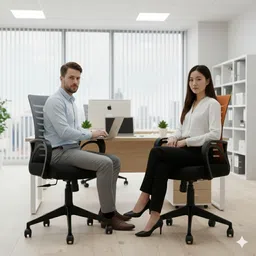 tdf High-Back Ergonomic Office Chair Fabric Office Executive Chair image 2