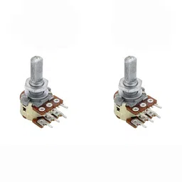 geeta enterprises (Pack of 2) 100 k Dual Potentiometer Electronic Components Electronic Hobby Kit-picture-33
