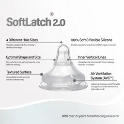 pigeon WN2 NIPPLE L SIZE (BLISTER) Fast Flow Nipple image 5