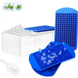 ffashion Blue Silicone Ice Cube Tray-picture-27