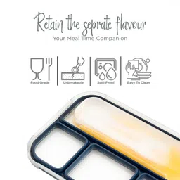 speack 4 Compartment School Kid 4 Containers Lunch Box image 3