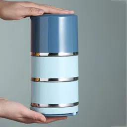 merish Warm and Fresh Insulated Lunch Box/Tiffin Box 3 Containers Lunch Box image 4