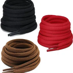 XERUS shoe laces Black Brown Red Oval round 120cm for boot sport hiking shoe Shoe Lace-image-40