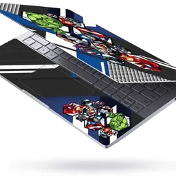 Flipkart SmartBuy Combo of Full Body Laptop Skin and Mouse Pad - Avengers Team Hexagon No Residue Removable Self Adhesive Vinyl Reusable Laptop Skin Compatible for 15.6 inch-picture-33