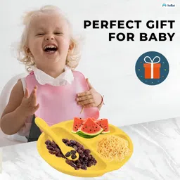 funblast Baby Feeding Set, Silicone Suction Plates for Baby Microwave Safe Toddler Dishes - Silicone image 5