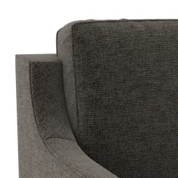 urban ladder create Abbey 3 Seater Fabric Sofa in Smoke Colour image 4