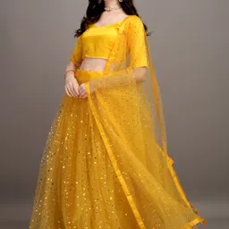 cloth factory Embellished Semi Stitched Lehenga Choli image 1