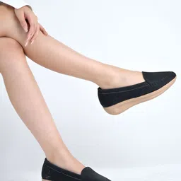 shoetopia Comfortable Slip-On Loafers|Textured Breathable Casual Walking Loafers For Girls Loafers For Women image 1