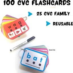 learningdino 100 CVC Words Flashcards - 25 CVC Families image 4