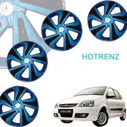 hotrenz Cars Wheel Cap/WHEEL COVER 13 INCH Set of 4CarASTER SILVER 13 Wheel Cover For Universal For Car Universal For Car image 1