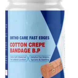 lisamed Elastic Cotton Crepe Bandages | Pain Relief & Elastic Compression (15CM X 4M, 1) Crepe Bandage image 3