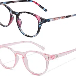 eyedens UV Protection, Toughened Glass Lens Round, Cat-eye Sunglasses (Free Size) image 4