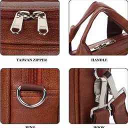 provogue Men & Women Tan Messenger Bag image 3