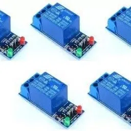 tayal Pack oF 5 Single Channel 5V 10A Relay Control Board Module with Optocoupler Electronic Components Electronic Hobby Kit image 1